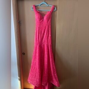Bright pink Prom Dress